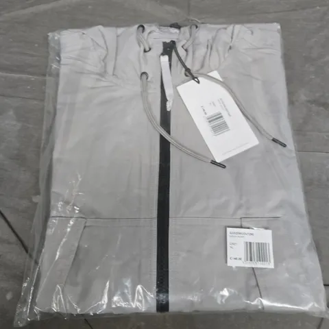 BAGGED PRETTY GREEN RIDLEY JACKET IN GREY - XL