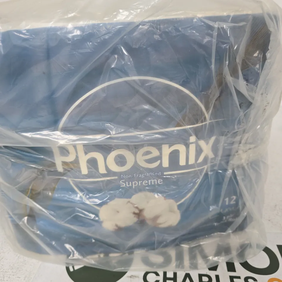 PHOENIX SUPREME TT TOILET ROLLS – 60 PACK (5 X 12) NON-FRAGRANCED