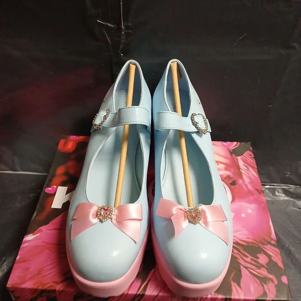 BOXED PAIR OF KOI TIRA MARY JANES 'POODLE PRINCESS EDITION' – UK SIZE 11