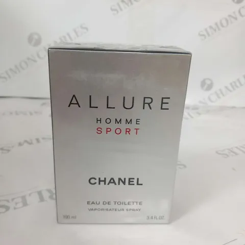 BOXED AND SEALED CHANEL ALLURE HOMME SPORT EAU DE TOILETTE SPRAY 100ML