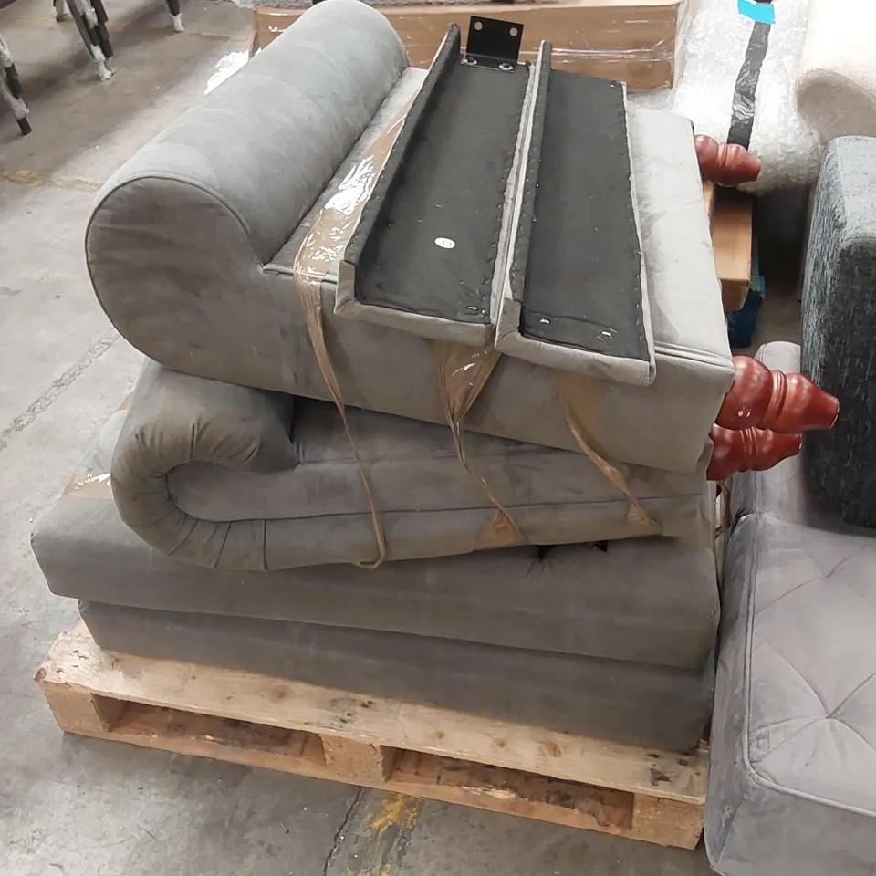 2 X PALLETS OF DESIGNER SOFAS AND SOFA BED PARTS 