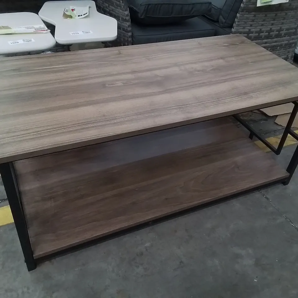 HODGDON COFFEE TABLE - BLACK/OUD OAK 