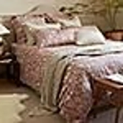 SECRET LINEN STORE FERN COTTON 4 PIECE SET DOUBLE