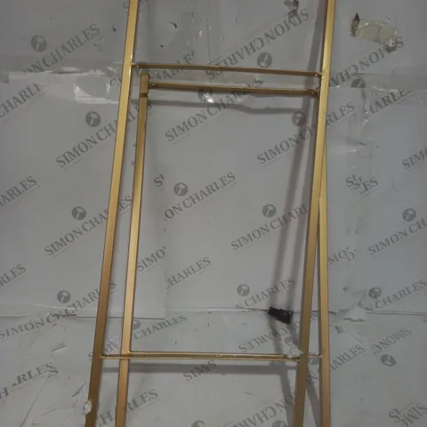 MY HOME STORIES FLUTED GLASS CONSOLE TABLE 