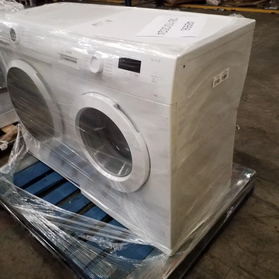 BOSCH WASHING MACHINE 7KG WHITE AND MIDEA FREESTANDING WASHING MACHINE 8KG WHITE - UNPROCESSED RAW RETURNS