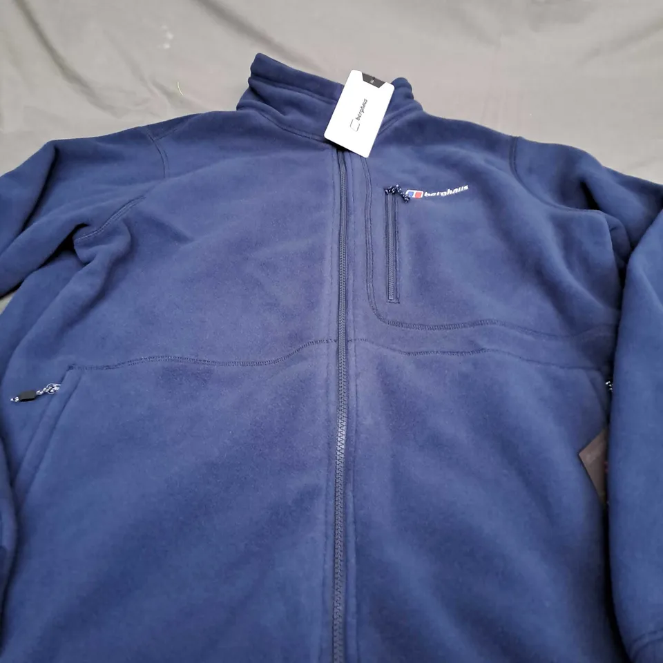 BERGHAUS ACTIVITY FLEECE JACKET IN NAVY - XL
