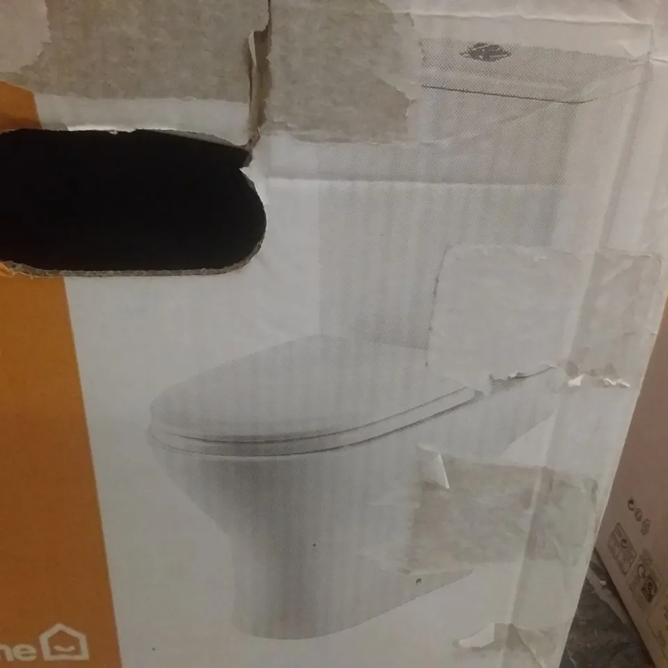 BOXED GOODHOME VALOIS COMPACT CLOSE COUPLED TOILET 