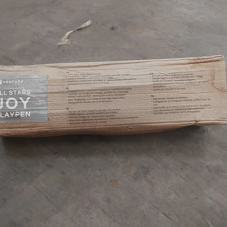 BOXED VENTURE ALL STRARS JOY PLAYPEN 