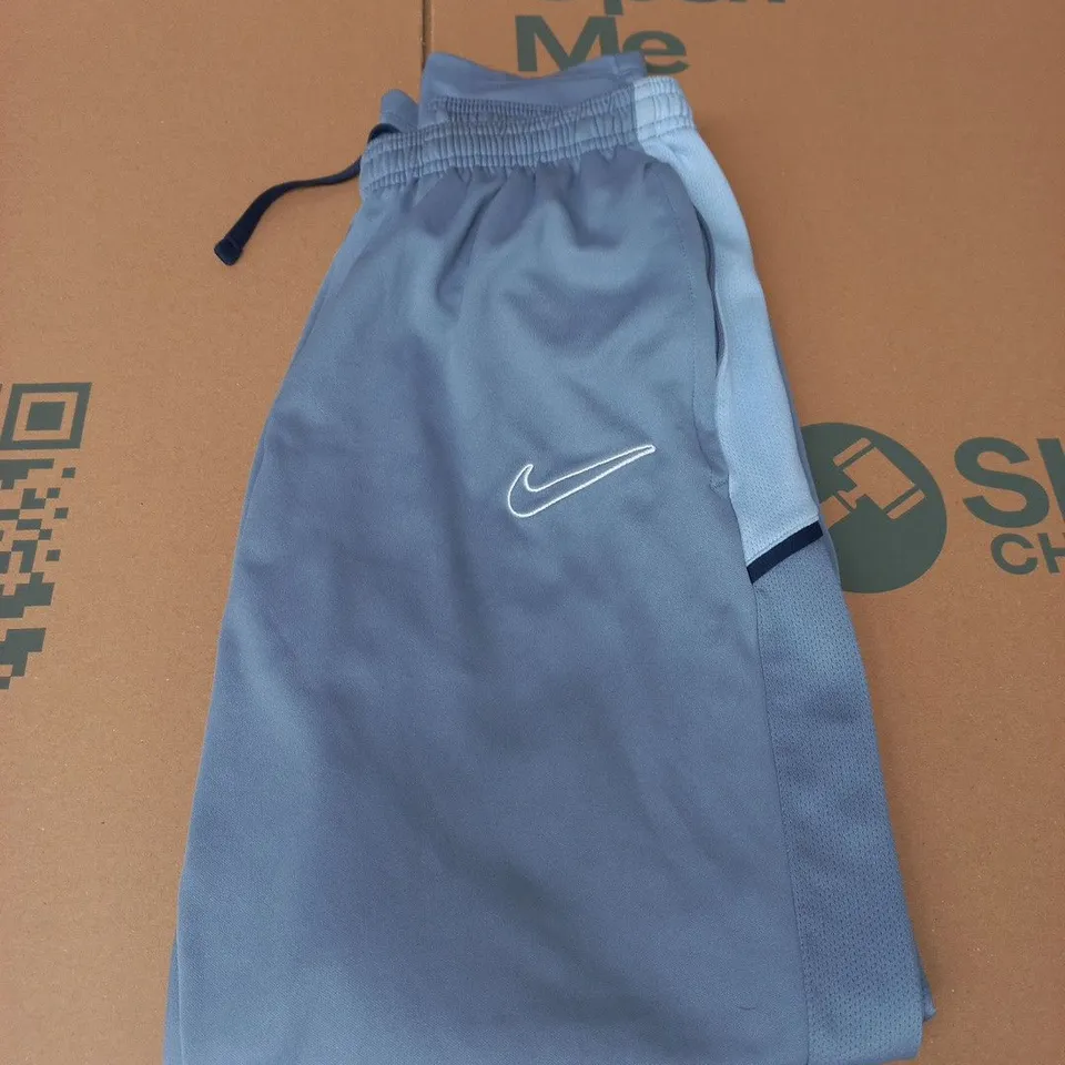 NIKE BLUE TRACKSUIT BOTTOMS - SIZE M