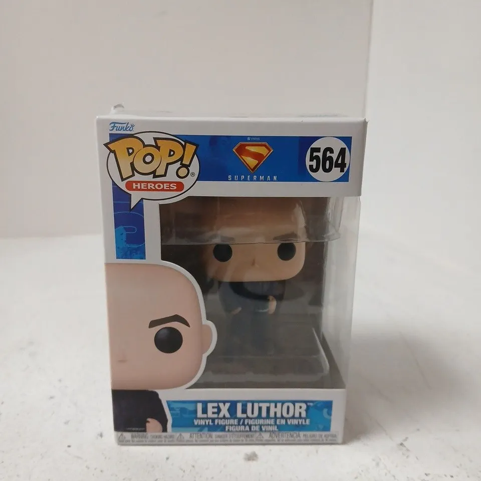 BOXED FUNKO POP! HEROES SUPERMAN LEX LUTHER VINYL FIGURE - 564