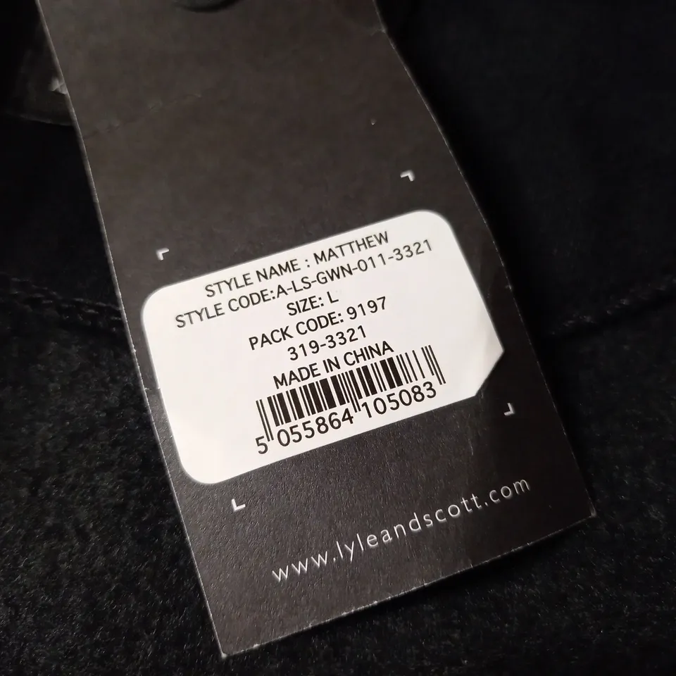 LYLE&SCOTT DRESSING GOWN - GREY SIZE L