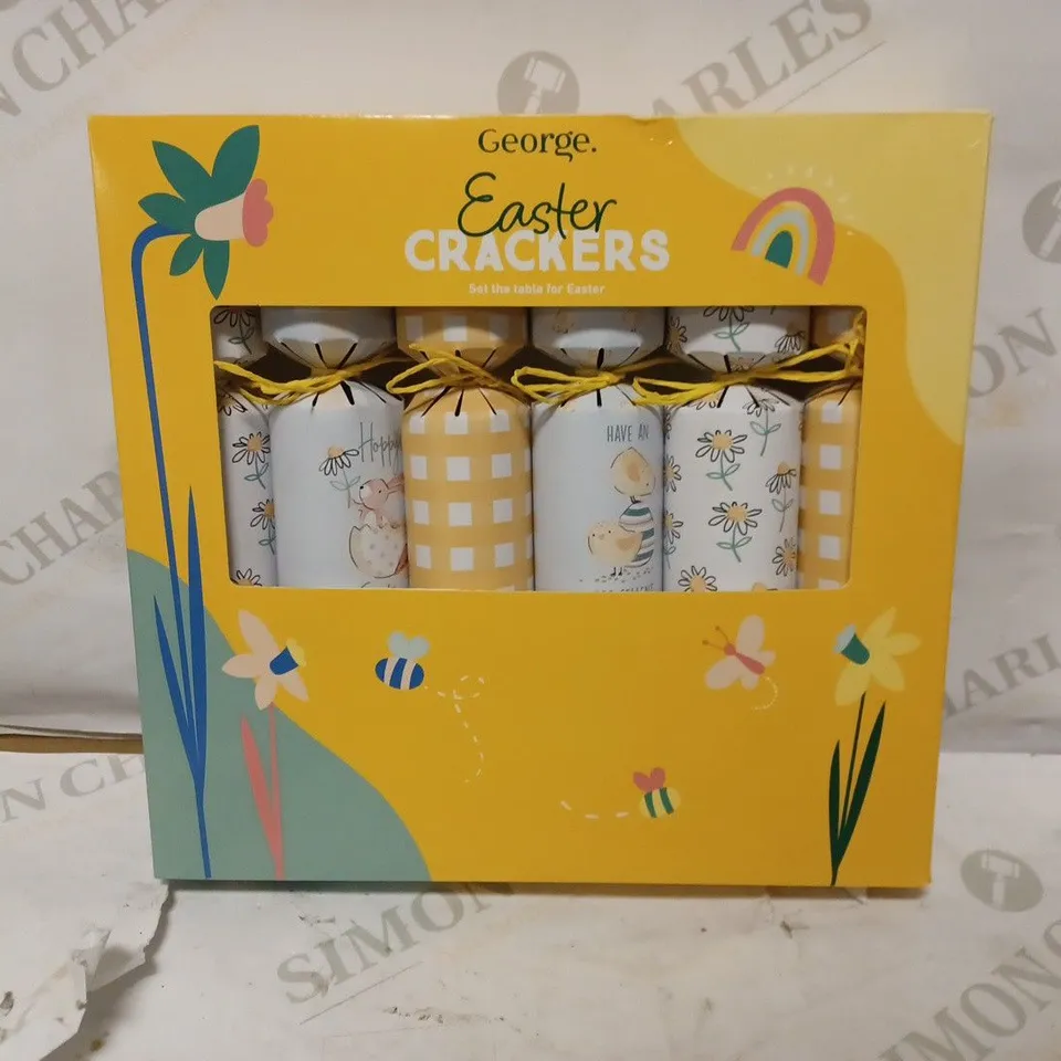 BOX OF 4 BRAND NEW PACKS OF EASTER CRACKERS (6 IN EACH PACK)