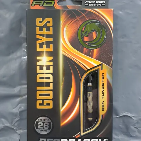 RED DRAGON GOLDEN EYES 26 GRAM STEEL TIP DARTS