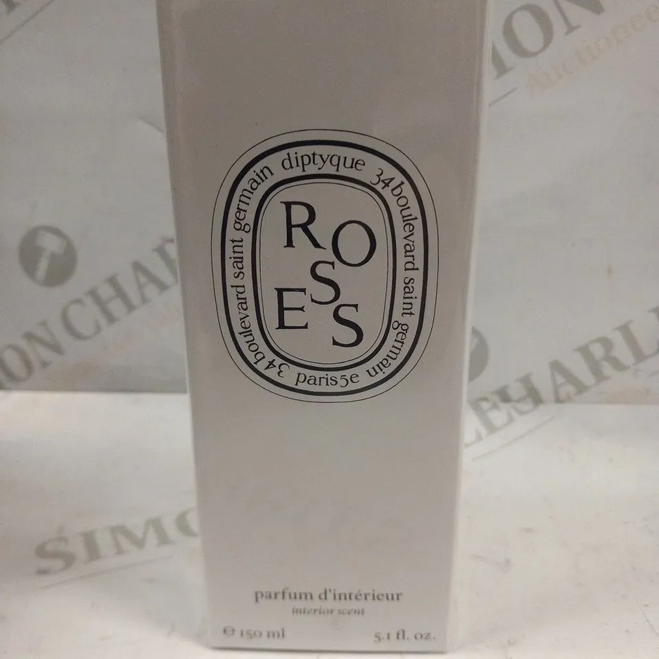 BOXED AND SEALED DIPTYQUE PARIS ROSES PARFUM D'INTERIEUR 150ML