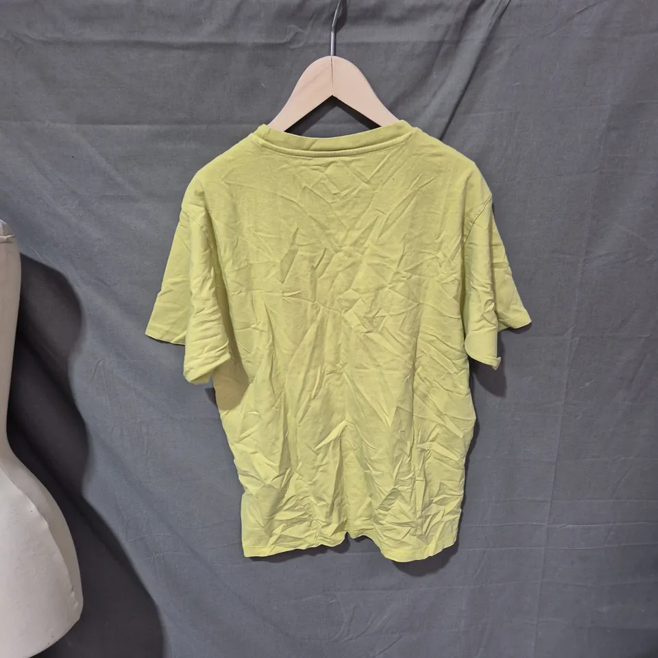 LEVI'S LIME GREEN MEN'S SHORT-SLEEVE T-SHIRT SIZE SMALL