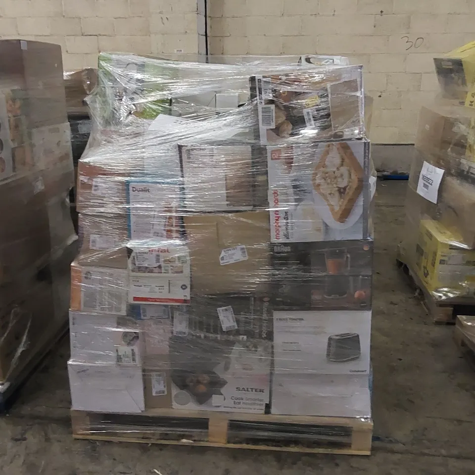 PALLET OF APPROXIMATELY 79 UNPROCESSED RAW RETURN HOUSEHOLD AND ELECTRICAL GOODS TO INCLUDE;