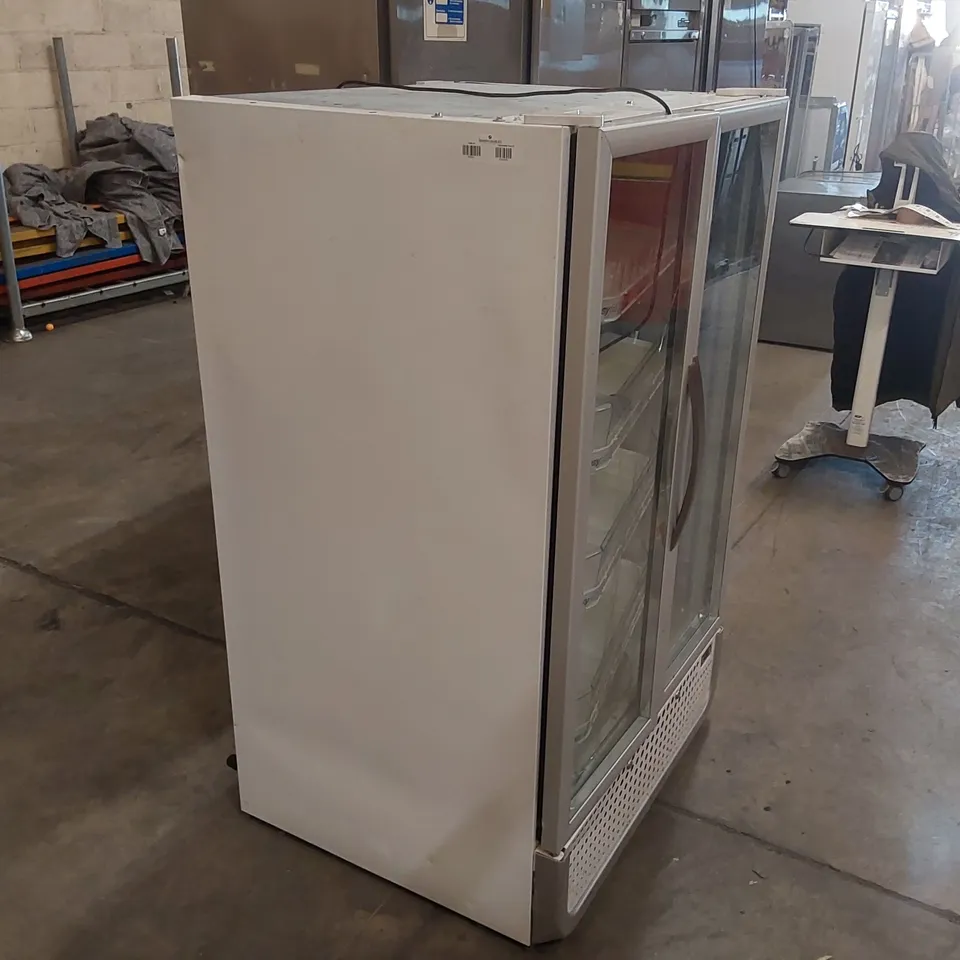 HUSKY COMMERCIAL DRINKS REFRIGERATOR WITH EASY FILL ROTO SHELF