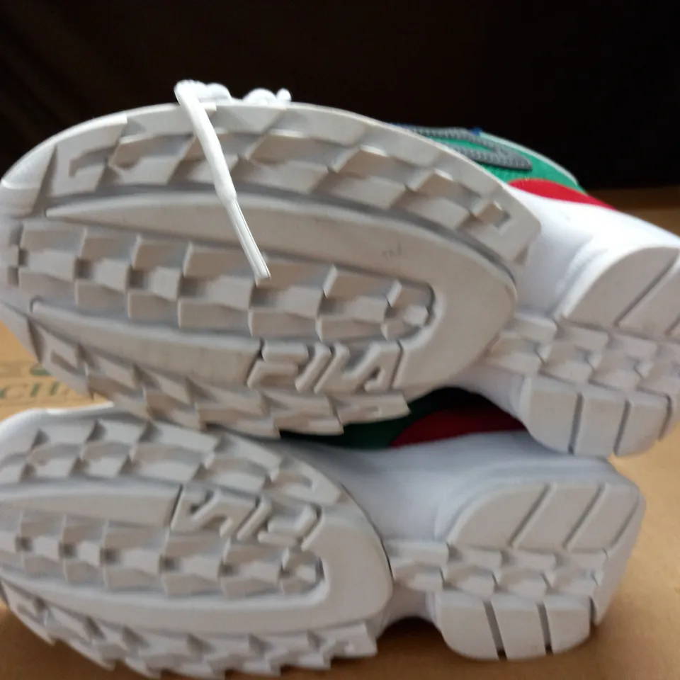 pair of fila chunky trainers in multi - uk 5.5