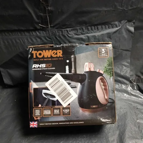 TOWER RHS10 HANDHELD STEAM CLEANER – BOXED