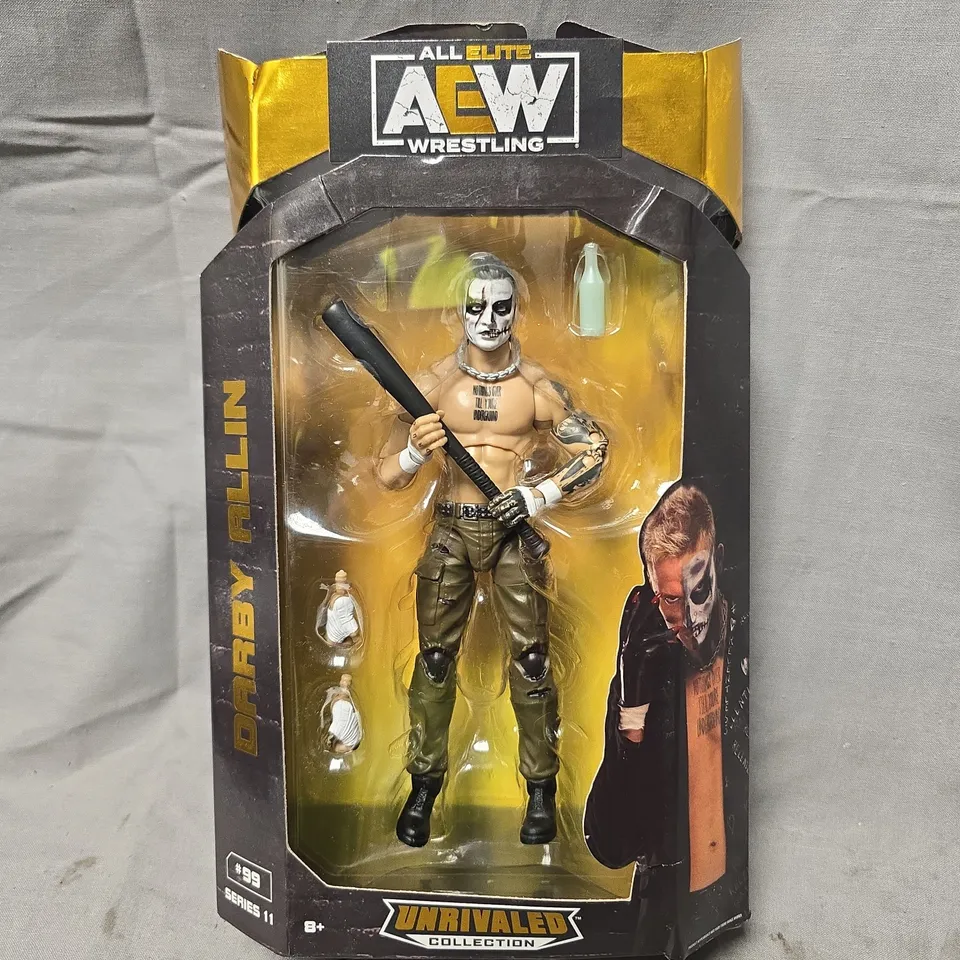 DARBY ALLIN – AEW UNRIVALED COLLECTION SERIES 11 ACTION FIGURE (BOXED)