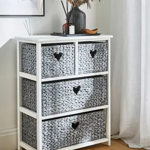 H HEART 2 PL 2 UNIT LU651 GREY 