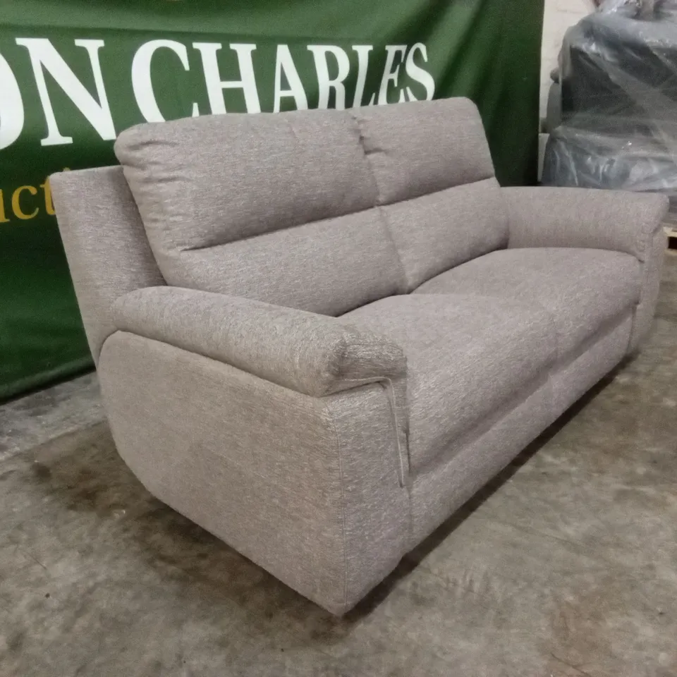 QUALITY DESIGNER ITALIAN MADE 3 SEATER FABRIC SOFA