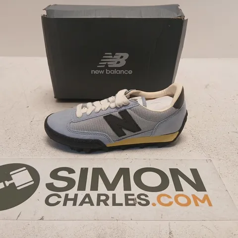 NEW BALANCE GATOR RUN SNEAKERS – LIGHT ARTIC GREY, UK 5
