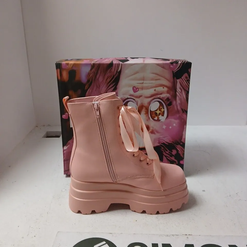 BOXED KOI GOOD FAIRY QUEEN BUTTERFLY BOOTS - PINK - UK 5