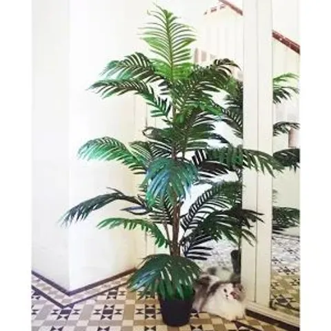 BOXED 140CM ARTIFICIAL PALM TREE IN PLANTER