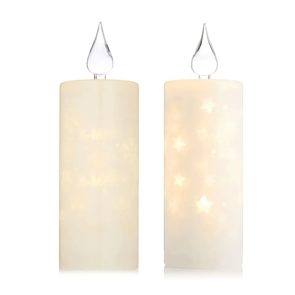 HOME REFLECTIONS SET OF 2 PROJECTION CANDLES
