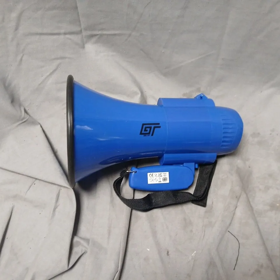BOXED GT GEAR MEGAPHONE IN BLUE