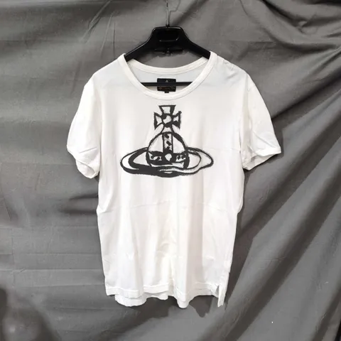 VIVIENNE WESTWOOD ANGLOMANIA WHITE T-SHIRT – SIZE L