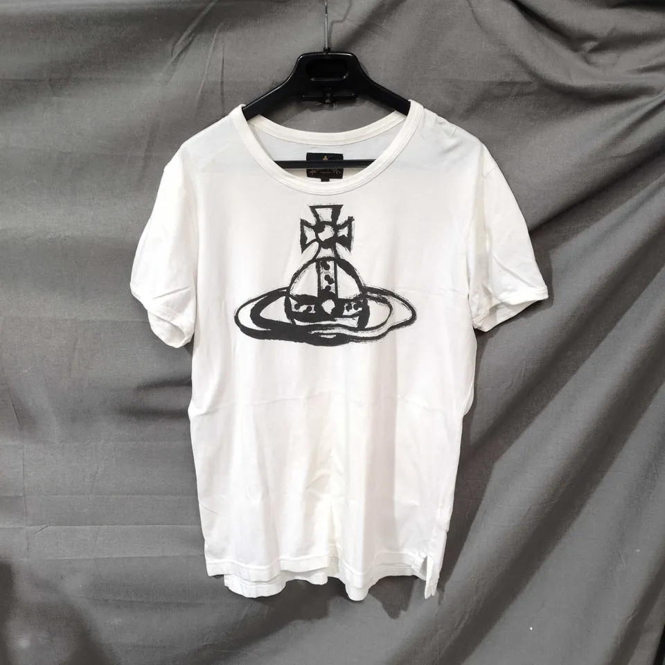 VIVIENNE WESTWOOD ANGLOMANIA WHITE T-SHIRT – SIZE L