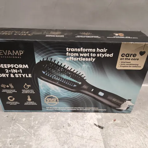 BOXED REVAMP DEEPFORM 2IN1DRY & STYLE HAIR STYLER - BR-2500X-GB