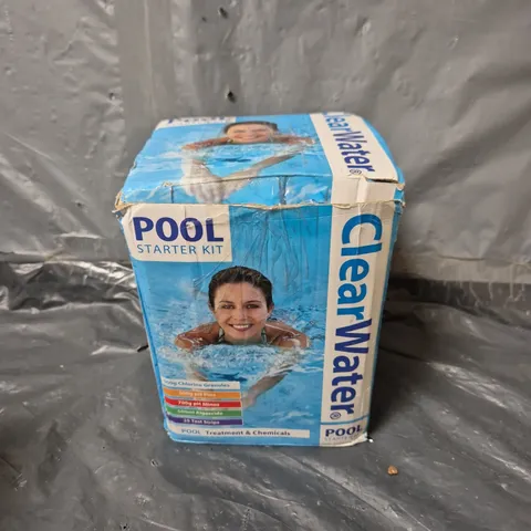 BOXED CLEAR WATER POOL STARTER KIT - COLLECTION ONLY