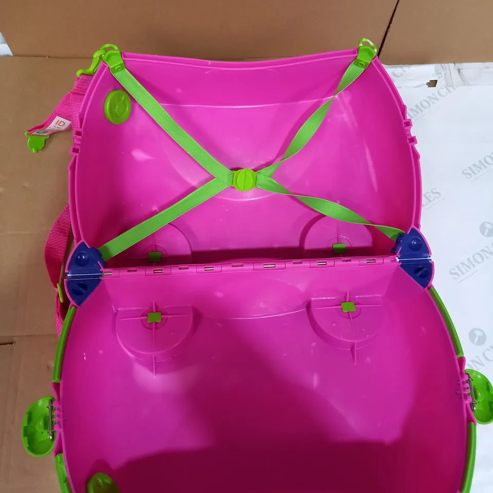 TRUNKI PLASTIC PINK KIDS SUITCASE