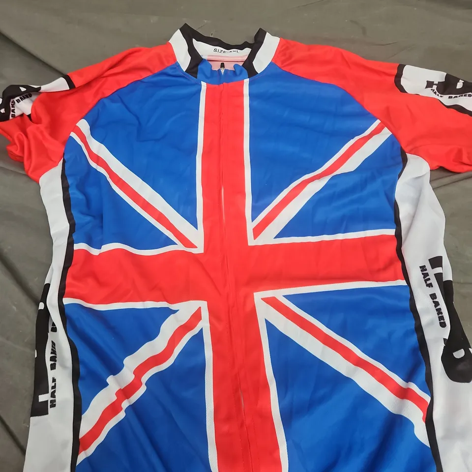 HALF BAKED BRAND SPORTSWEAR UNION JACK TOP - 4XL