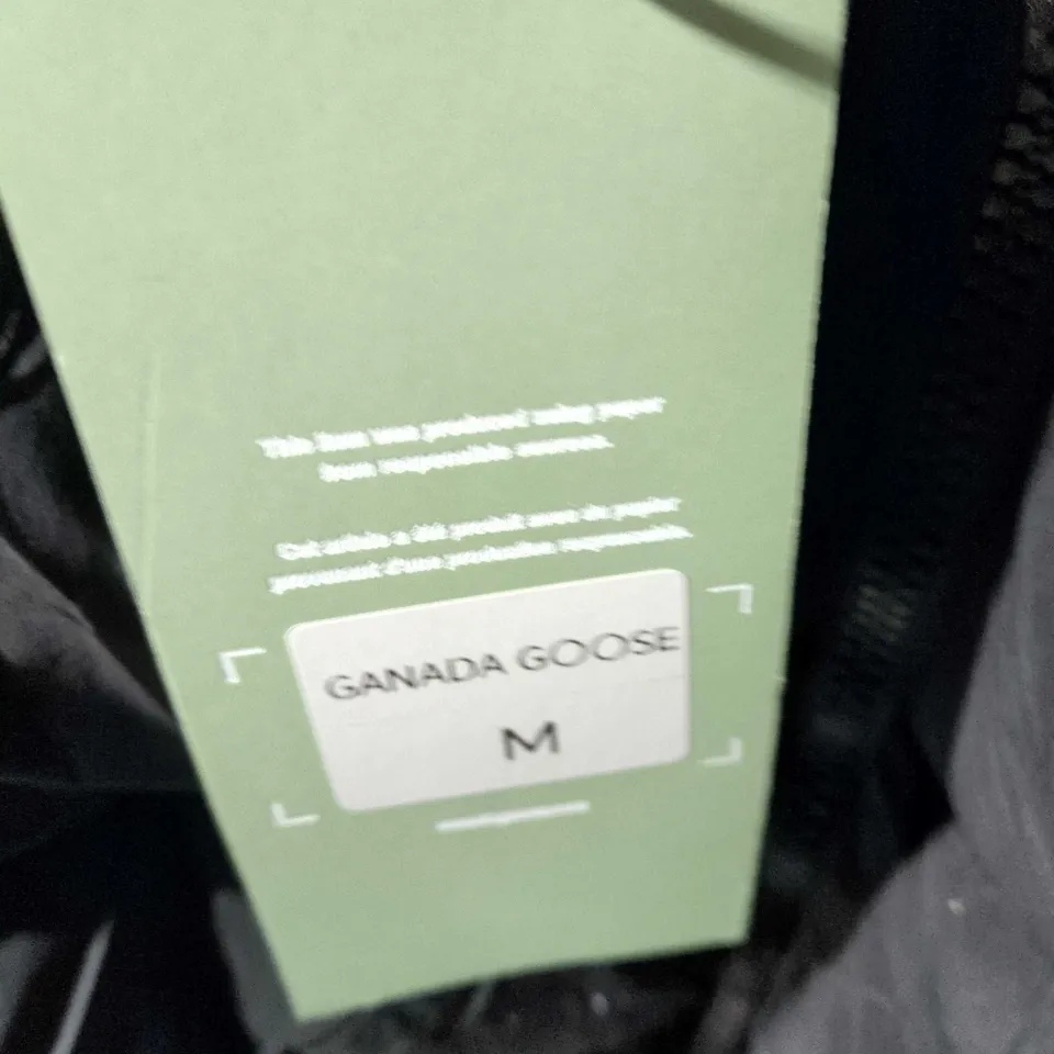 CANADA GOOSE DOWN JACKET - BLACK, MEN'S SIZE M 