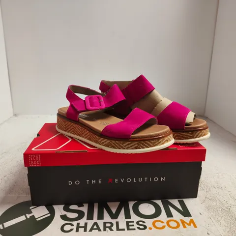 RIEKER WOMEN'S PINK SANDALS β UK 6