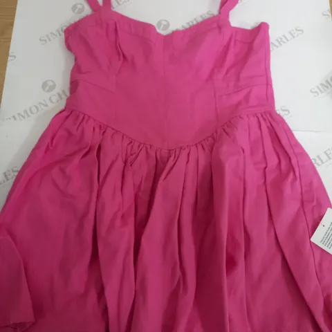 ASOS DESIGN BRIGHT PINK PLAYSUIT - UK 10