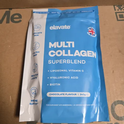 ELAVATE MULTI COLLAGEN SUPERBLEND – CHOCOLATE FLAVOUR, 240G