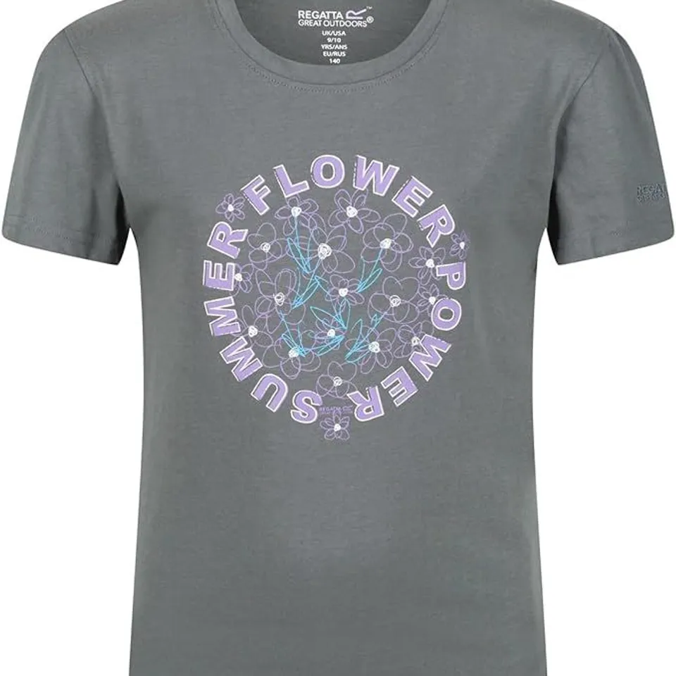 REGATTA BOSLEY V KIDS T-SHIRT 7-8 YEARS