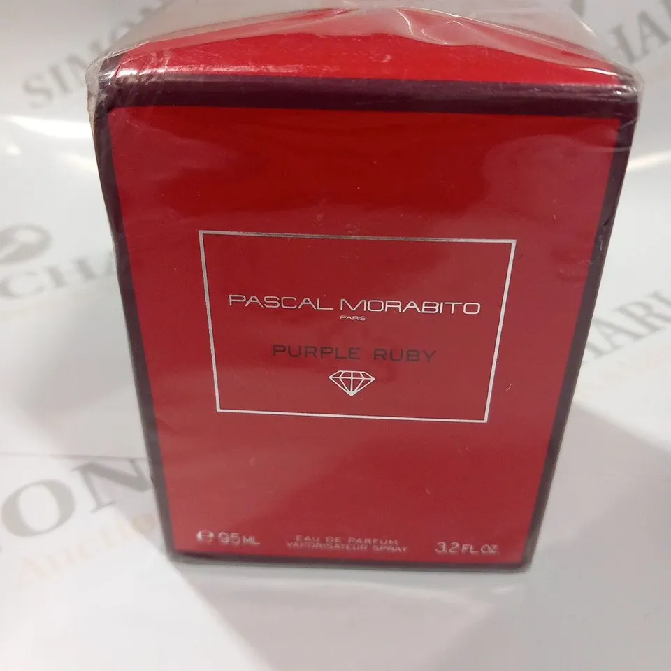BOXED AND SEALED PASCAL MORABITO PARIS PURPLE RUBY EAU DE PARFUM 95ML