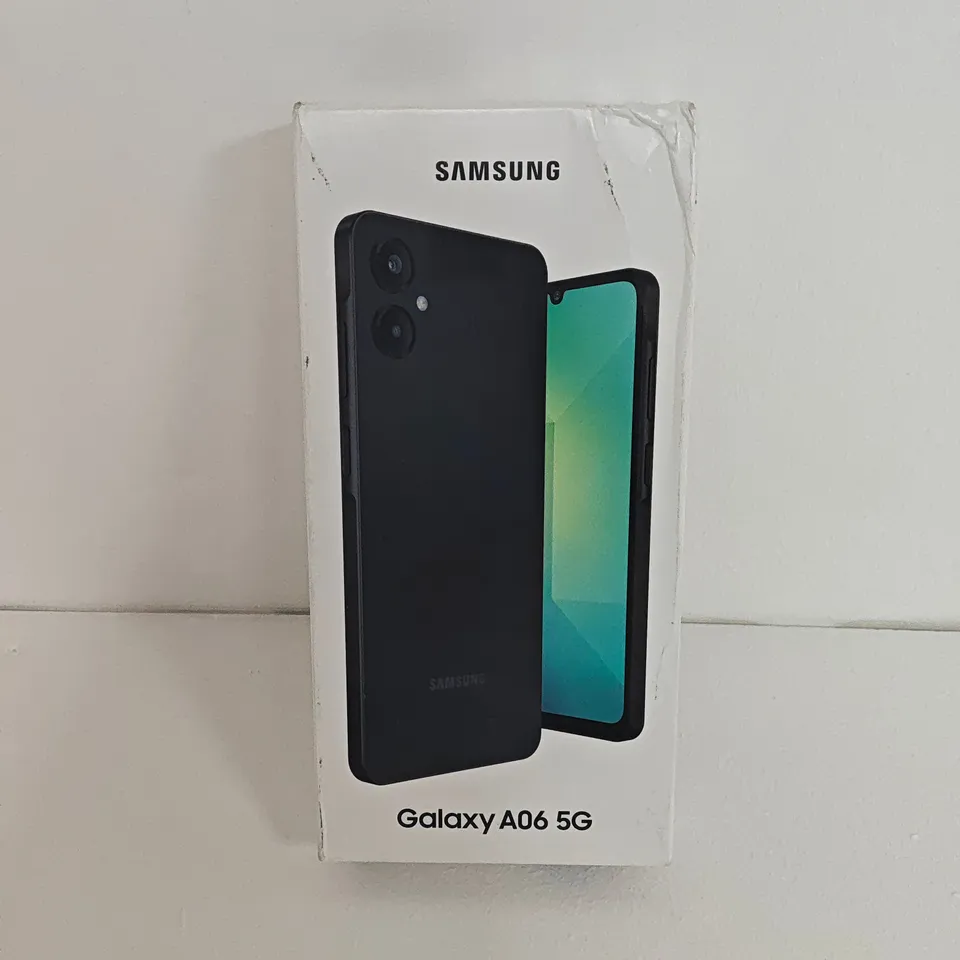 BOXED SAMSUNG GALAXY A06 5G 4/128GB IN BLACK - SM-A066M