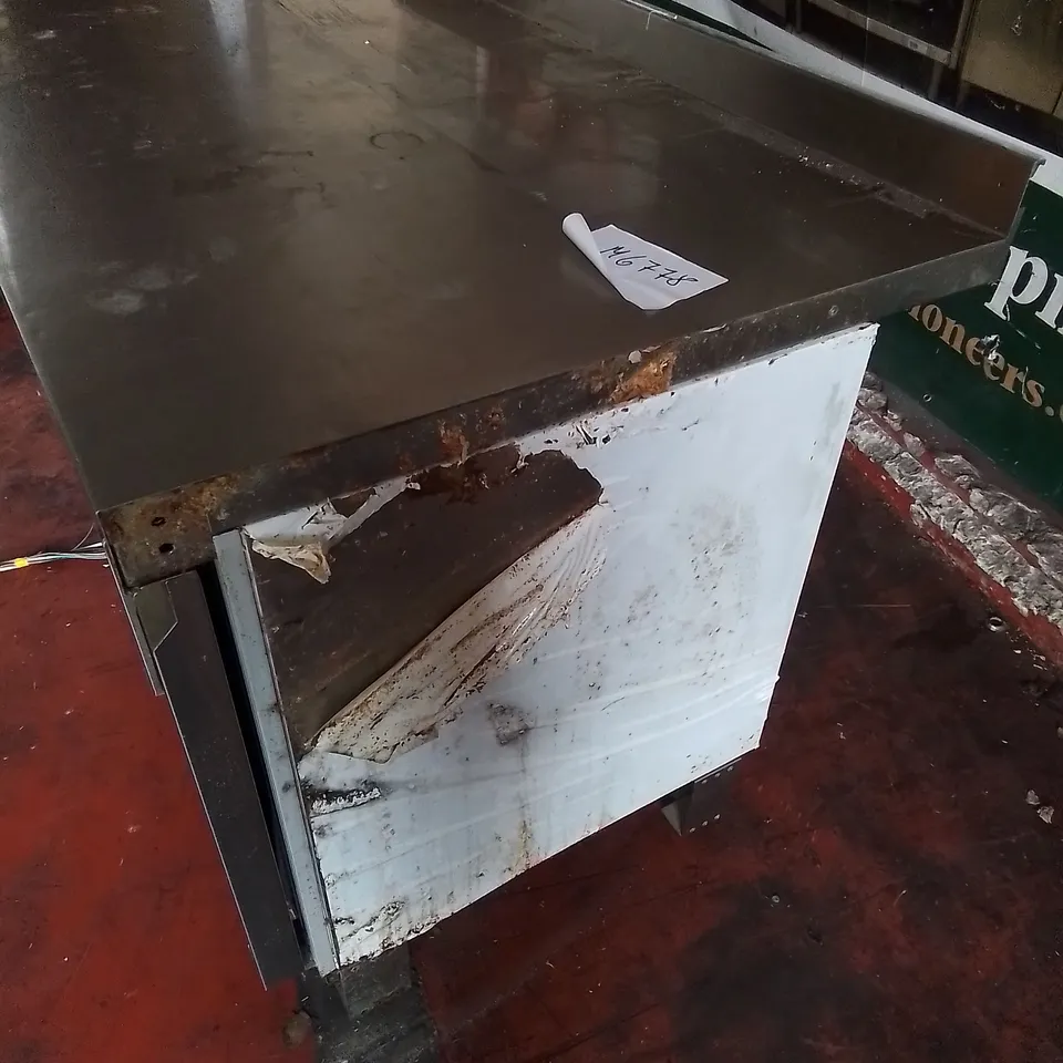 COMMERCIAL STAINLESS FOOD PREP STATION 