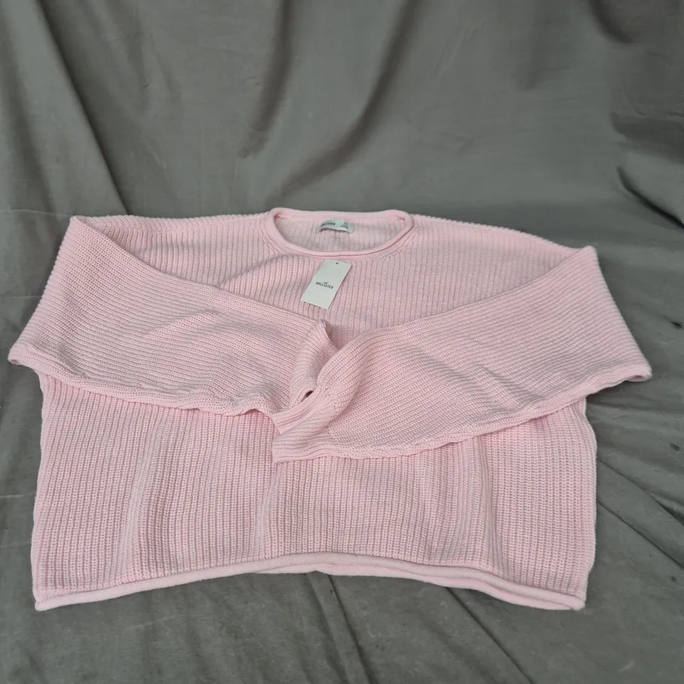 HOLLISTER KNIT SWEATER – PINK, XS