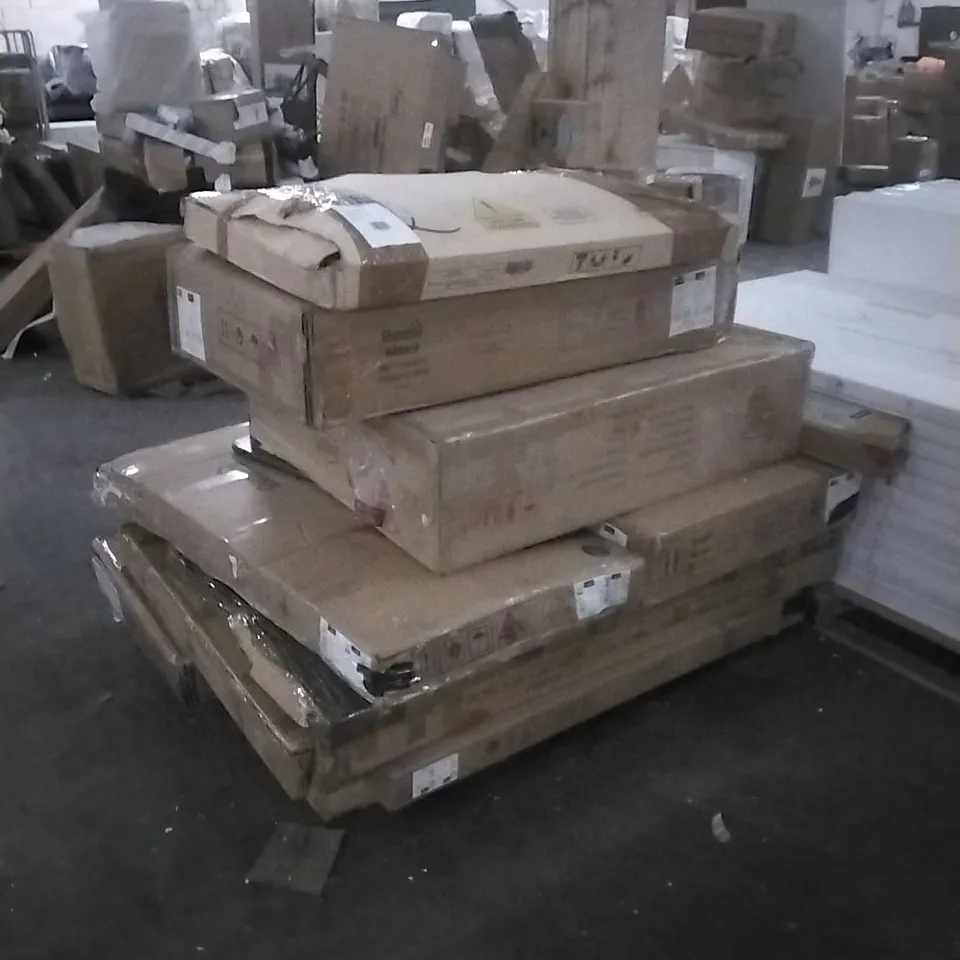 Pallet of assorted, incomplete Furniture parts and pieces 