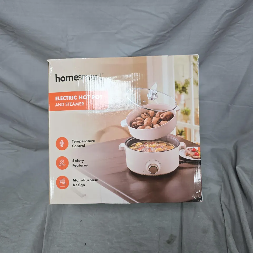 HOMESMART ELECTRIC HOT POT & STEAMER