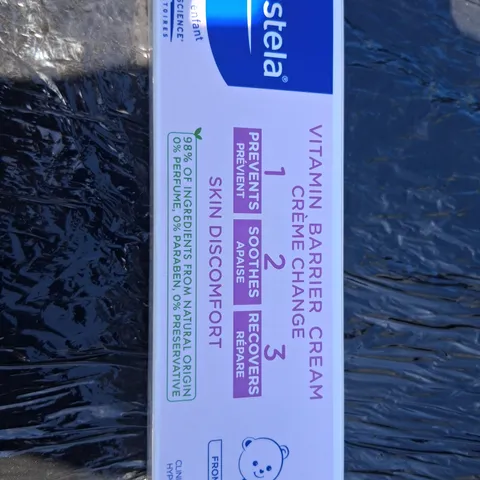 APPROXIMATELY 36 BOXED MUSTELA VITAMIN BARRIER CREAM 100ML