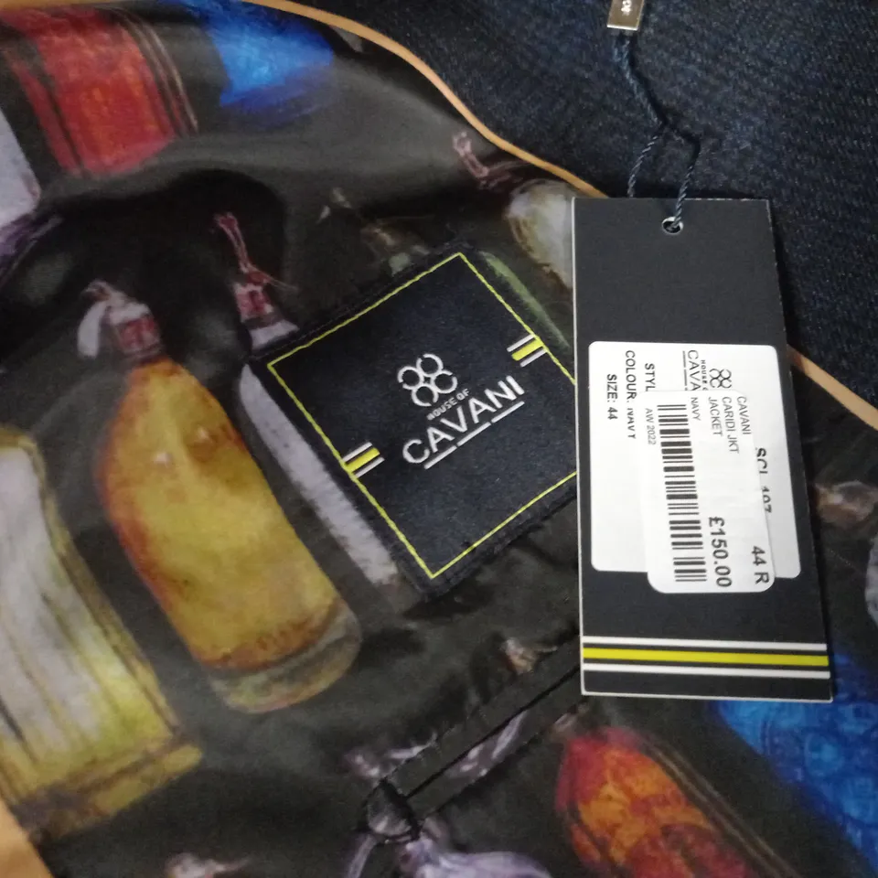 HOUSE OF CAVANI CARIDI JACKET IN NAVY - 44 R